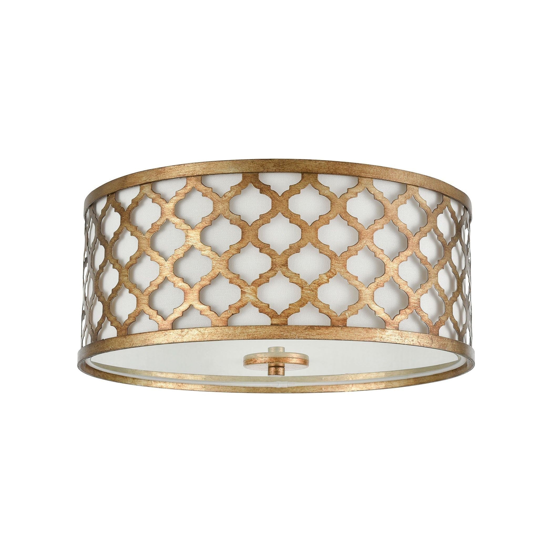 Arabesque 15" Wide 2-Light Flush Mount