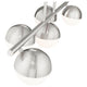 Realm Sphere 5-Light Linear Chandelier