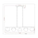 Realm Sphere 5-Light Linear Chandelier