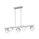 Realm Sphere 5-Light Linear Chandelier