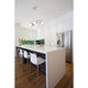 Realm Sphere 5-Light Linear Chandelier