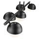 Realm Sphere 5-Light Linear Chandelier