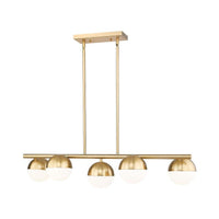 Realm Sphere 5-Light Linear Chandelier