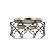 Zarra Two Light Flush Mount
