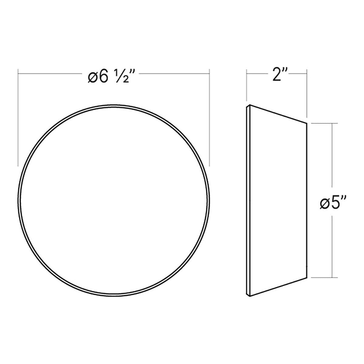 Mist Round Sconce/Surface Mount