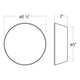 Mist Round Sconce/Surface Mount