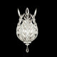 Crystal Laurel 17" Sconce