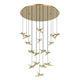 Paratebueno 33" 17-Light 3CCT LED Pendant