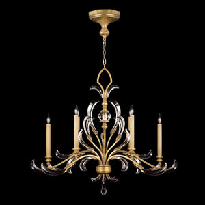 Beveled Arcs 44" Oblong Chandelier