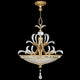 Beveled Arcs 32" Round Pendant