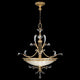 Beveled Arcs 44" Round Pendant