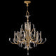 Beveled Arcs 58" Round Chandelier