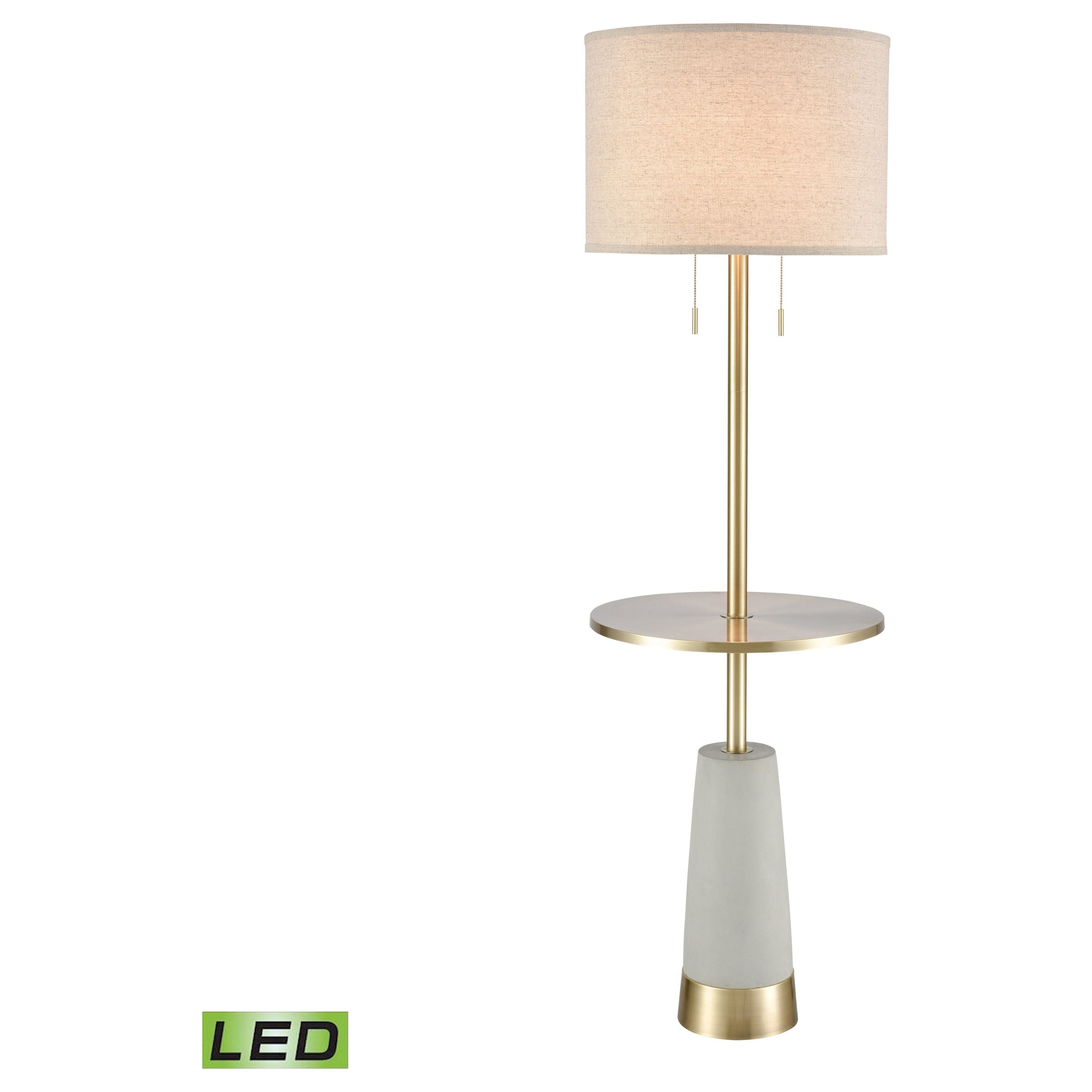 Below the Surface 63" High 2-Light Floor Lamp