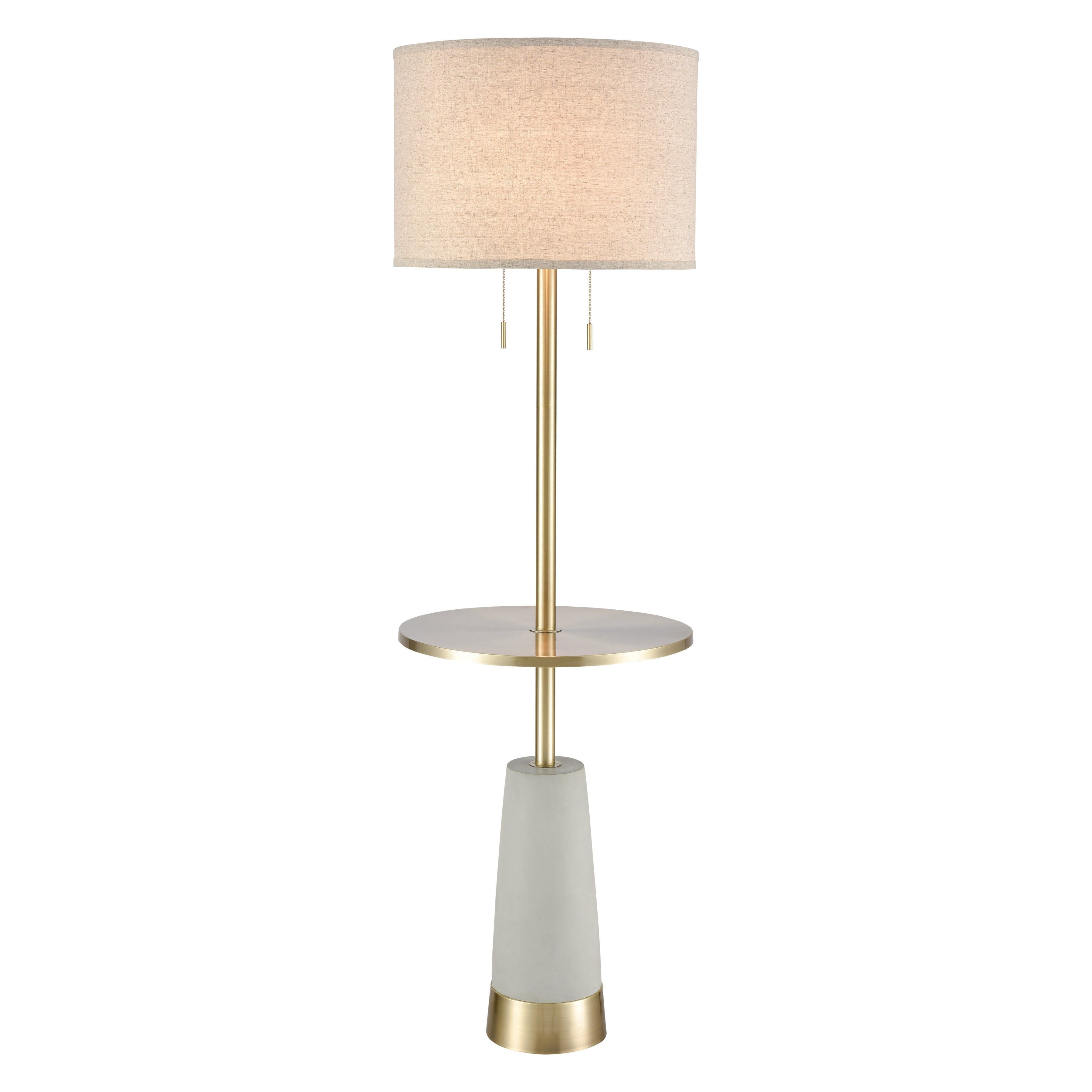 Below the Surface 63" High 2-Light Floor Lamp