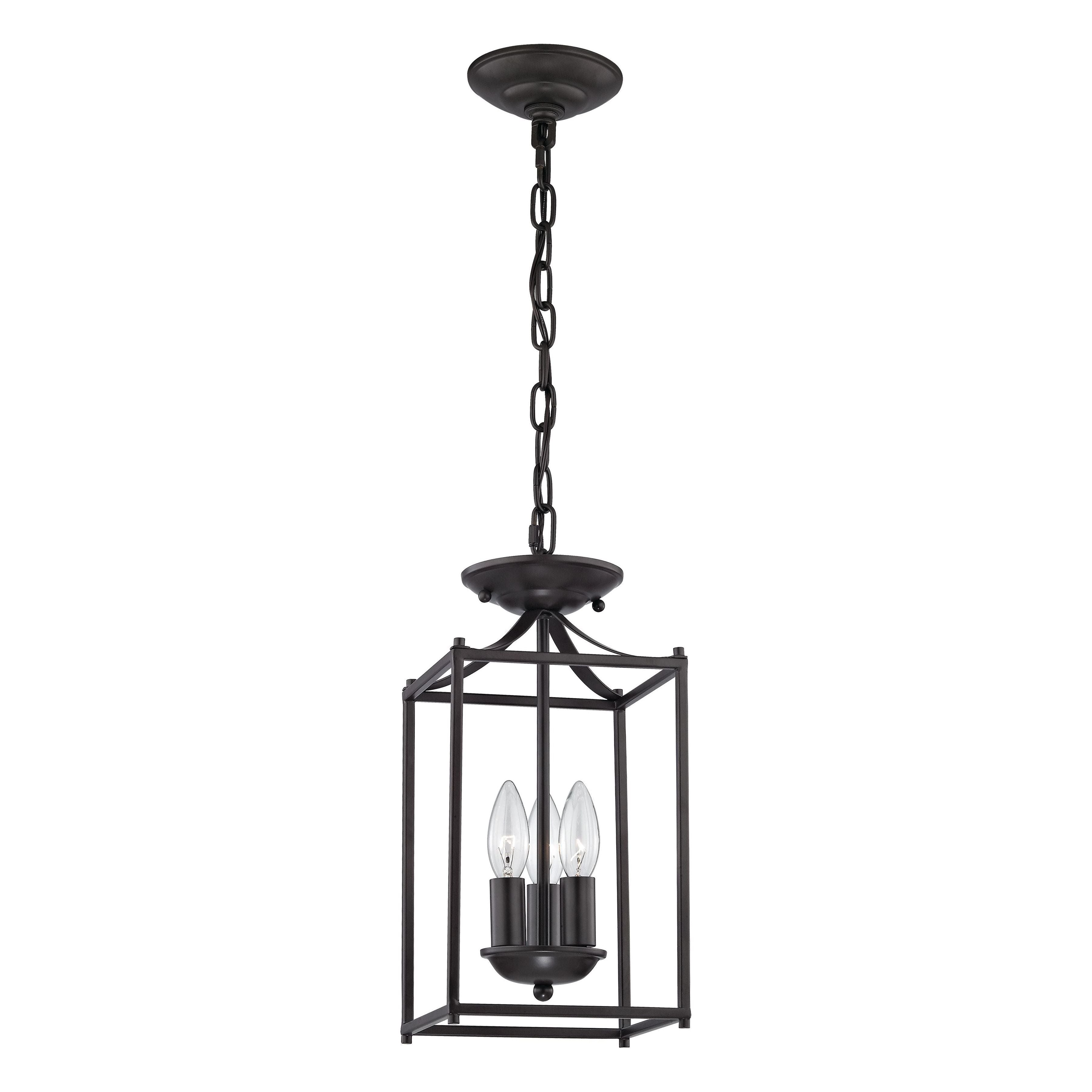 Foyer 7" Wide 3-Light Mini Pendant