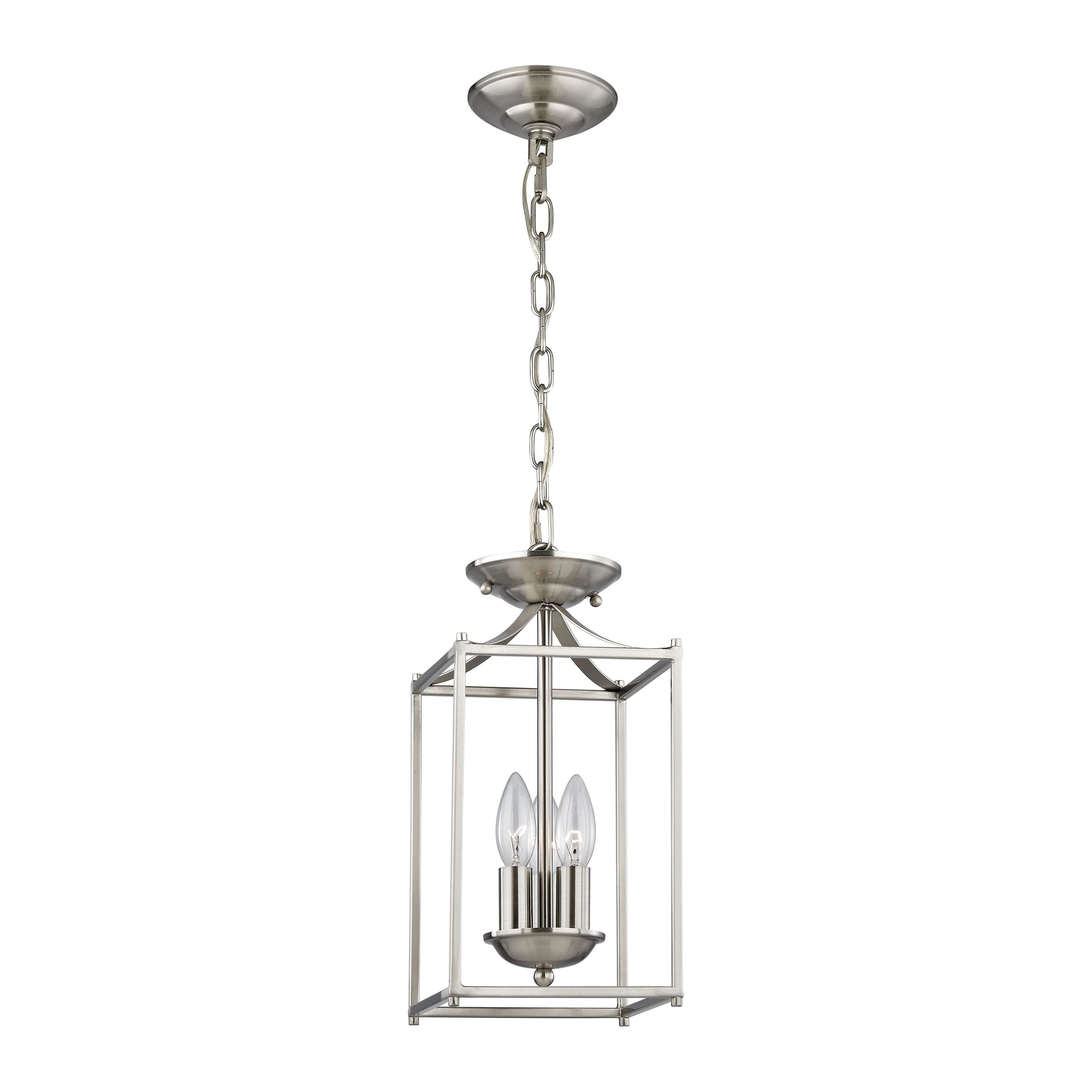 Foyer 7" Wide 3-Light Mini Pendant