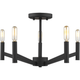 Vector Five Light Semi Flush Mount