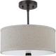Dayna Shade Pendants Two Light Flush / Semi Flush Convertible