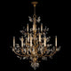 Crystal Laurel 57" Round Chandelier