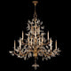 Crystal Laurel 75" Round Chandelier
