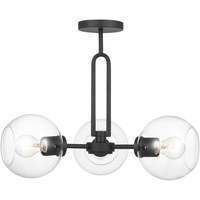 Codyn Three Light Semi Flush Convertible Pendant