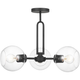 Codyn Three Light Semi Flush Convertible Pendant