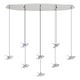 Paratebueno 46" 8-Light 3CCT LED Pendant