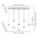 Paratebueno 46" 8-Light 3CCT LED Pendant