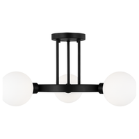Clybourn Three Light Semi Flush Mount