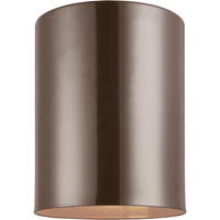 Outdoor Cylinders One Light Outdoor Ceiling Flush Mount