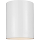 Outdoor Cylinders One Light Outdoor Ceiling Flush Mount