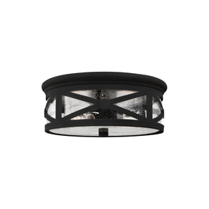 Lakeview Two Light Outdoor Ceiling Flush Mount