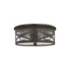 Lakeview Two Light Outdoor Ceiling Flush Mount