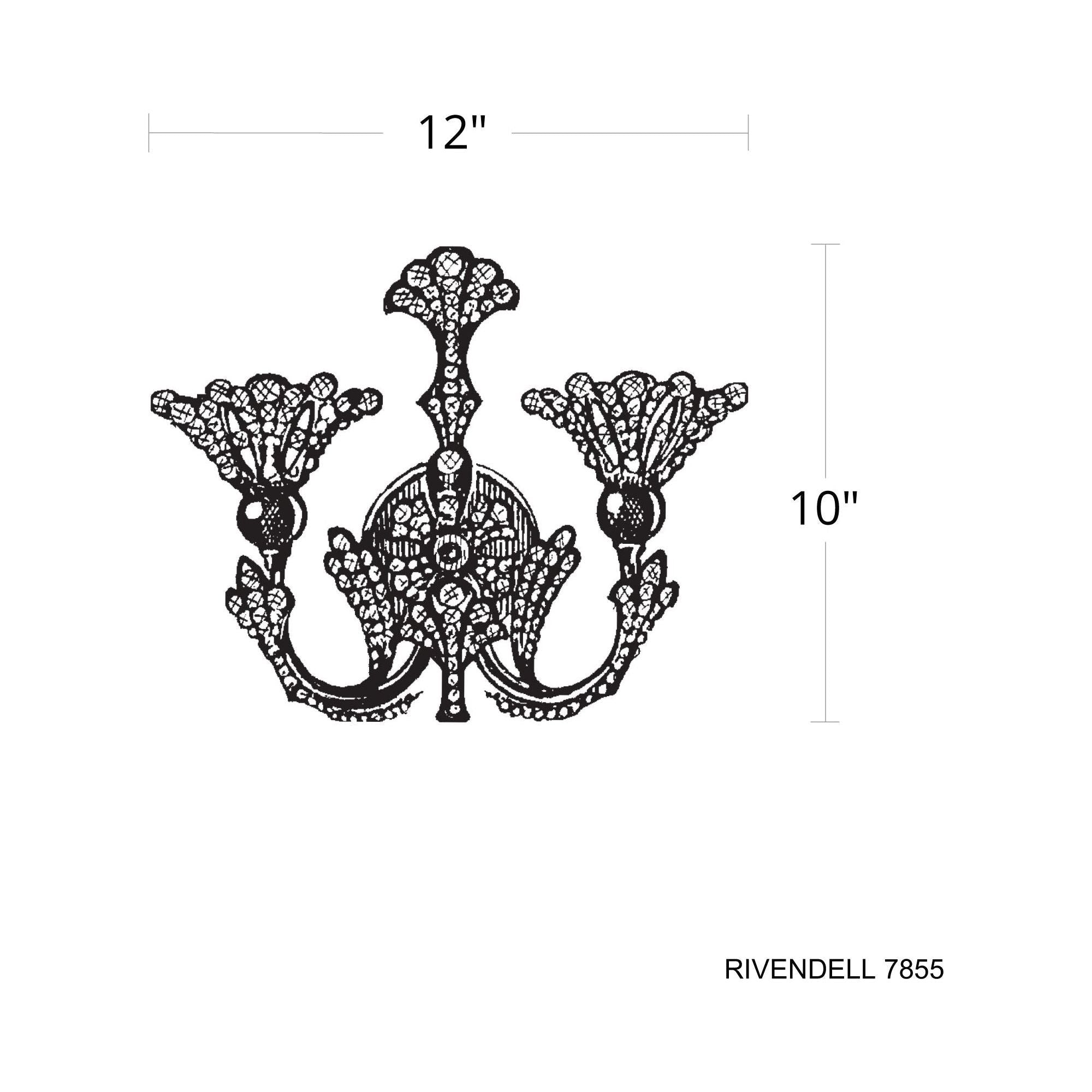 Rivendell 2-Light Wall Sconce