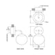 Eclipse 1-Light Wall Sconce