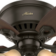 Builder Low Profile Fan with Light 52"