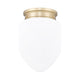 Gideon 1-Light 12" Flush Mount