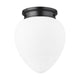 Gideon 1-Light 12" Flush Mount