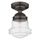 Vaughn 1-Light 10" Flush Mount