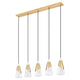 Aimie 5-Light Linear Chandelier