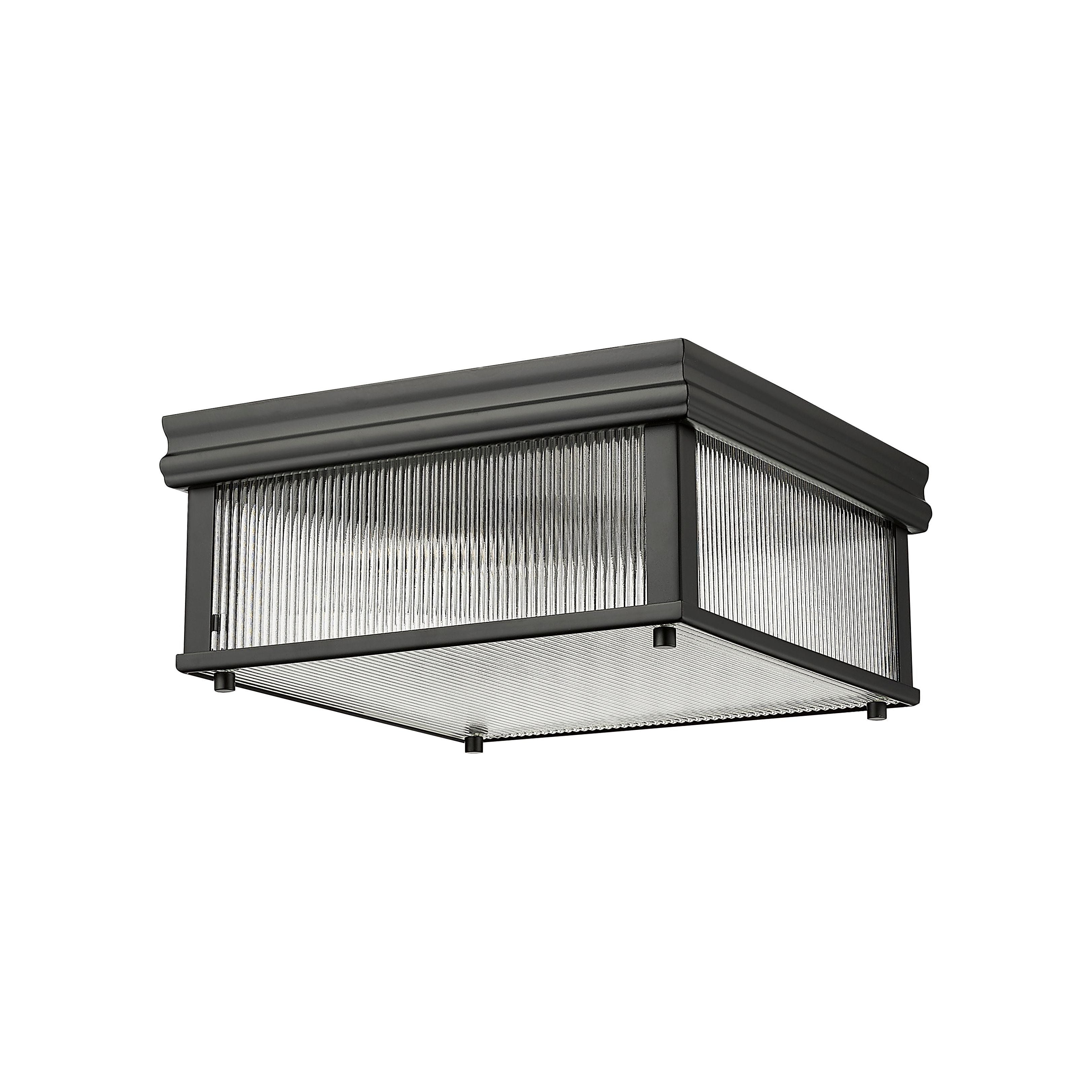 Carnaby 2-Light 13" Square Flush Mount