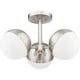 Realm Sphere 3-Light Semi Flush Mount