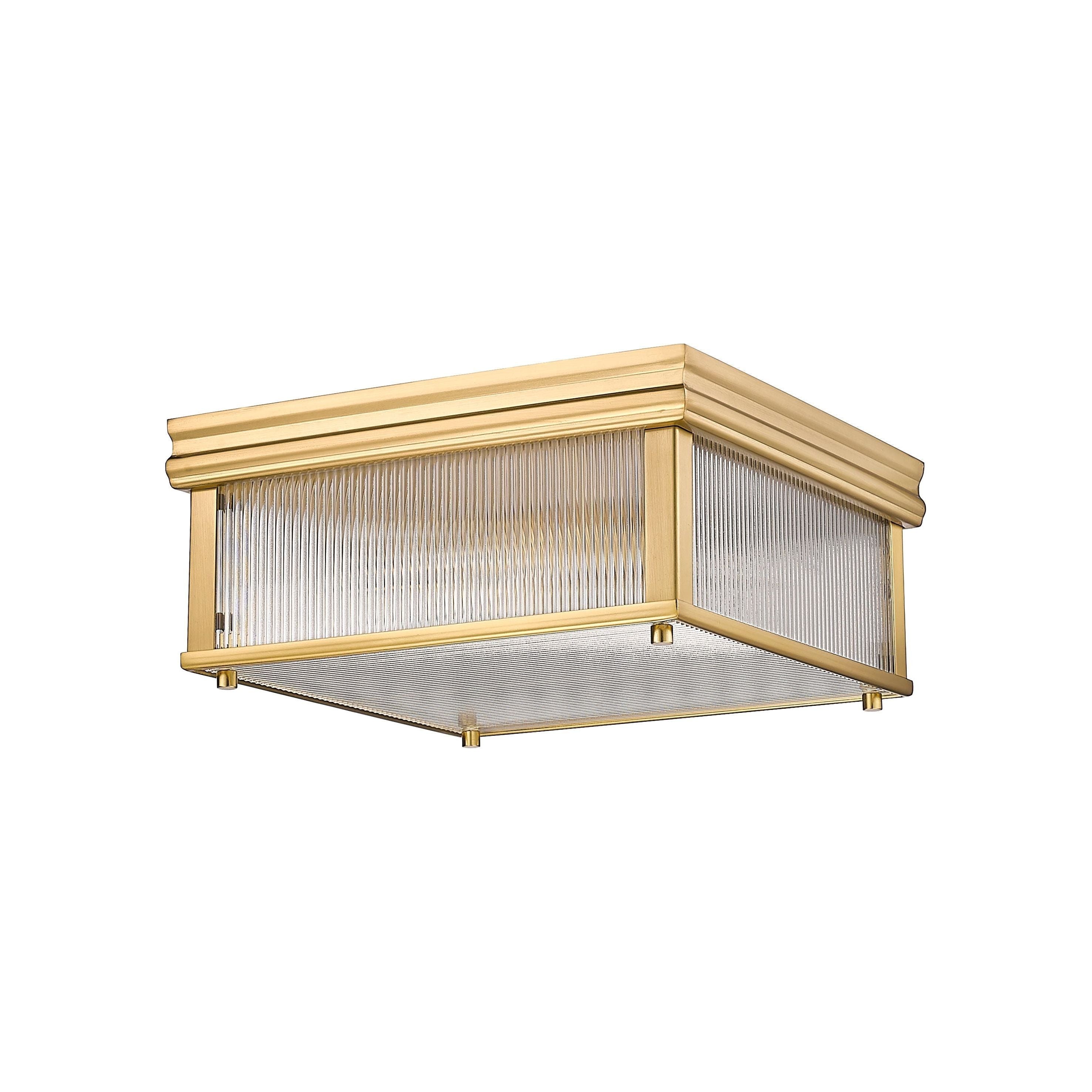 Carnaby 2-Light 13" Square Flush Mount