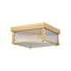 Carnaby 2-Light 13" Square Flush Mount