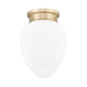 Gideon 1-Light 10" Flush Mount