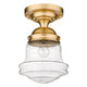 Vaughn 1-Light 10" Flush Mount