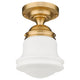 Vaughn 1-Light 10" Flush Mount