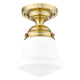 Vaughn 1-Light 10" Flush Mount