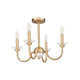 Allistair 4-Light Semi Flush Mount