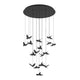 Paratebueno 33" 17-Light 3CCT LED Pendant